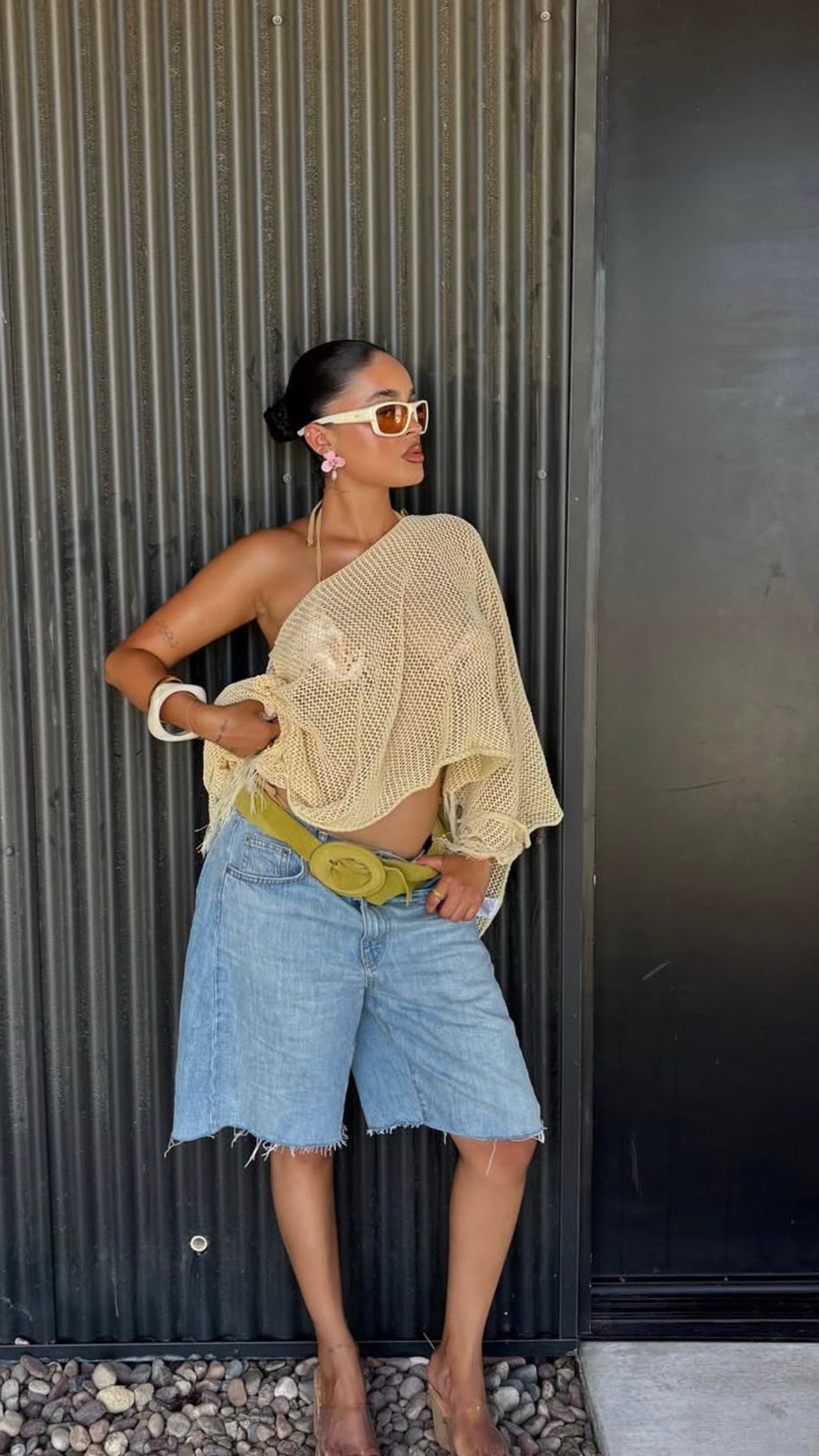 Golden Hour Fringe Poncho